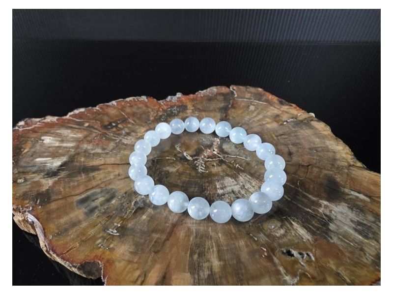 AKVAMARIN-PLAVI-Narukvica (elastična) 8 mm Cijena Akcija