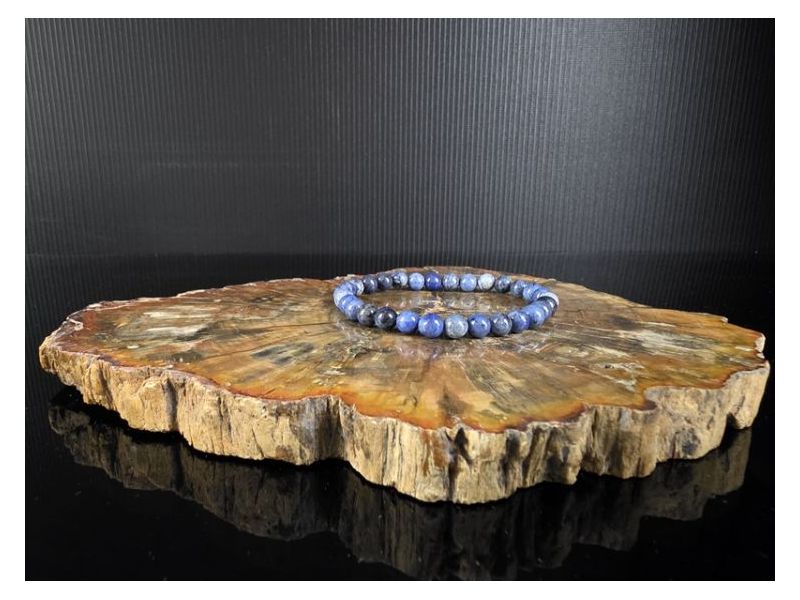 DUMORTIERIT-Narukvica (elastična) 6 mm Cijena Akcija