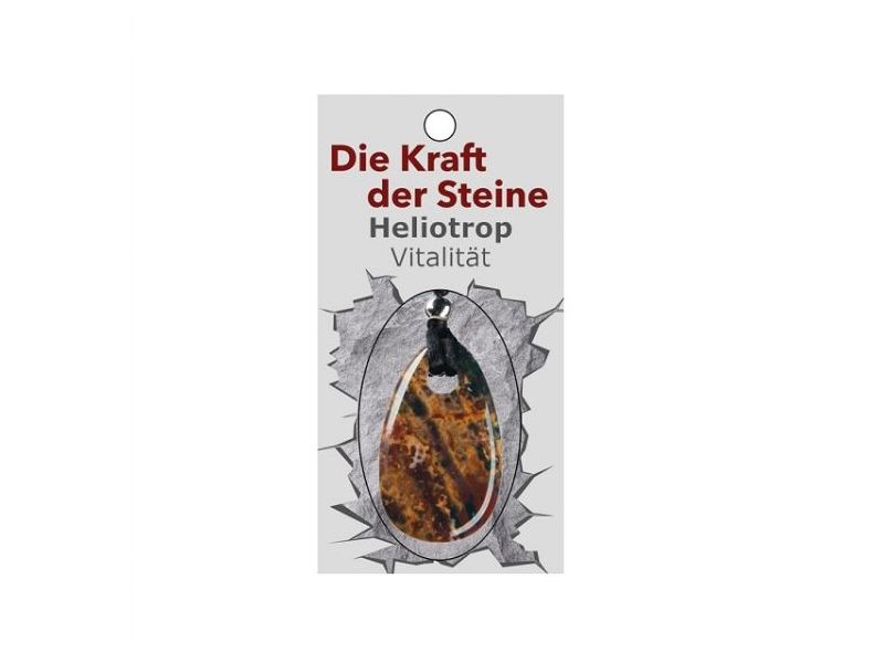 HELIOTROP-KRVAVI KAMEN-Ogrlica s plosnatim privjeskom Cijena Akcija