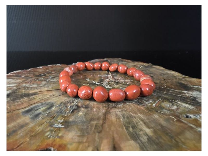 JASPIS-CRVENI-Narukvica (elastična) 8-9 mm Cijena Akcija