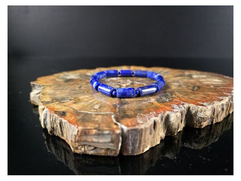 LAPIS LAZULI-Narukvica (cjevasta) 7x4 mm Cijena Akcija
