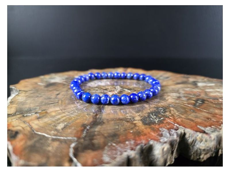 LAPIS LAZULI-Narukvica (elastična) 6 mm Cijena Akcija