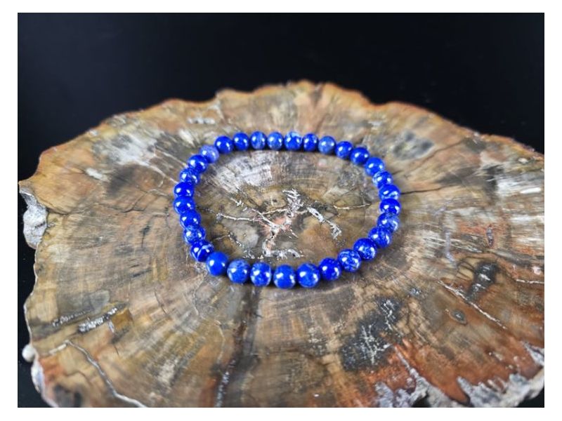 LAPIS LAZULI-Narukvica (elastična) 6 mm Cijena Akcija