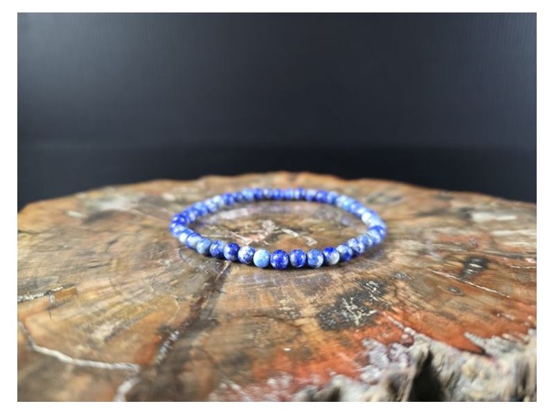 LAPIS LAZULI-Narukvica (elastična) 4 mm Cijena Akcija