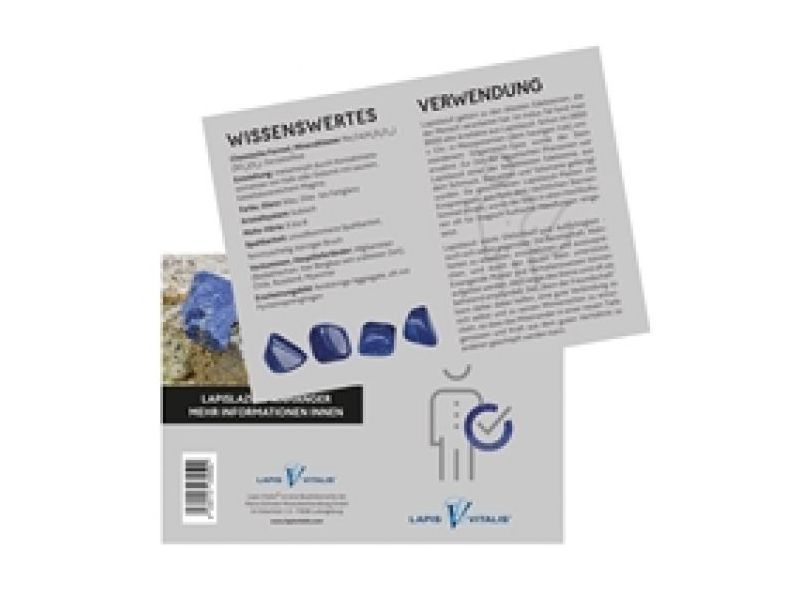 LAPIS LAZULI-Ogrlica s plosnatim privjeskom Cijena Akcija