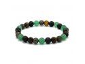 LAVA KAMEN, PIRIT, TIGROVO OKO, ZELENI KVARC-Narukvica (elastična) 8 mm Cijena
