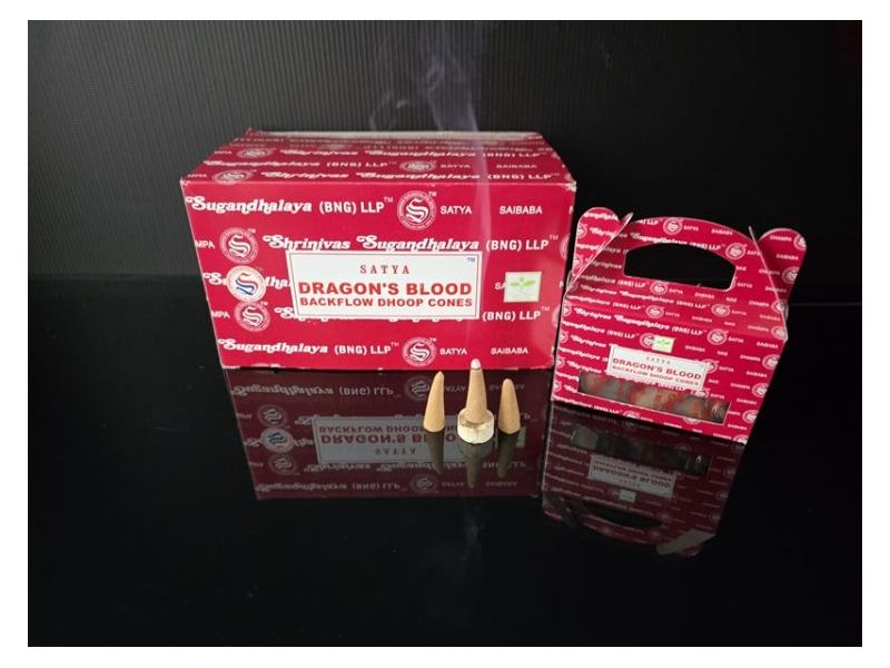 MIRISNI ČUNJIĆI-SATYA-Dragon’s Blood (s povratnim dimnim tokom) Cijena Akcija