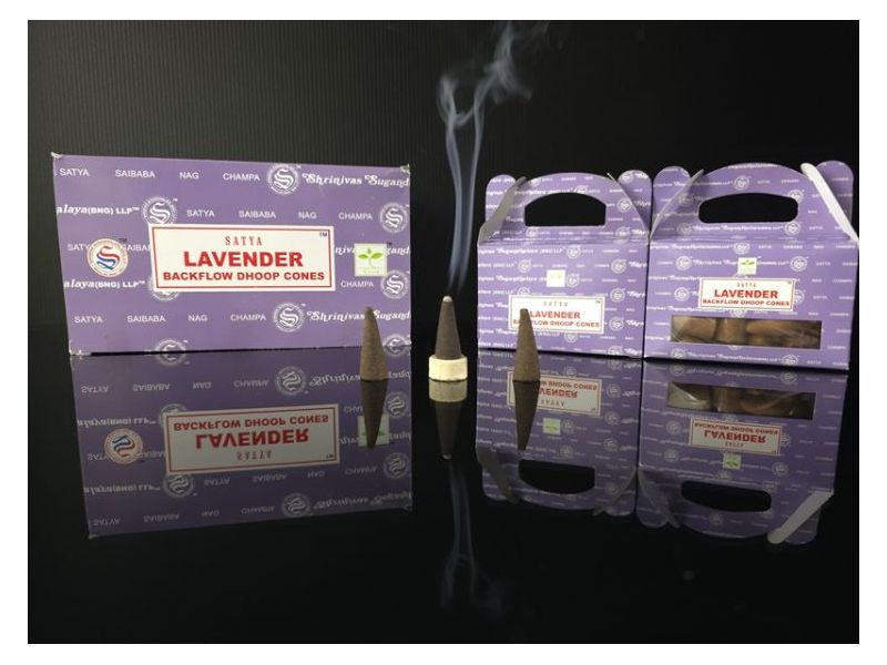 MIRISNI ČUNJIĆI-SATYA-Lavender  (s povratnim dimnim tokom) Cijena Akcija