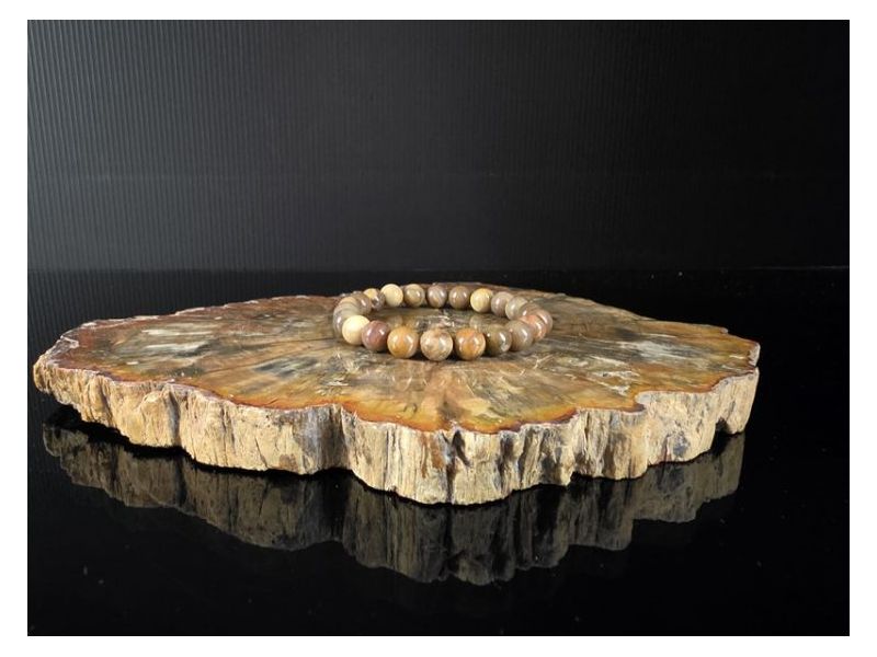 OKAMANJENO DRVO-Narukvica (elastična) 7-8 mm Cijena Akcija