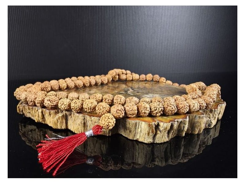 RUDRAKŠA-JAPA MALA-Ogrlica (s ukrasnom torbicom) (1 cm) Cijena Akcija