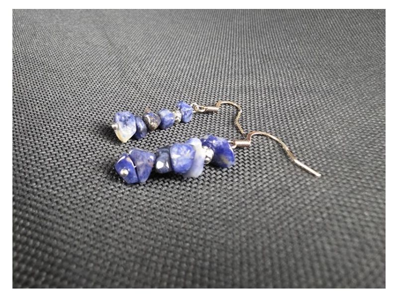 SODALIT-Viseće naušnice (4 cm) Cijena Akcija