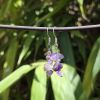 AMETIST-Viseće naušnice (4 cm)
