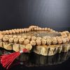 RUDRAKŠA-JAPA MALA-Ogrlica (s ukrasnom torbicom) (1 cm)
