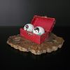 KINESKE KUGLICE-YIN YANG-Bijelo zelene (4 cm)